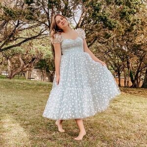 Ava Gowns Daisy dress - blue